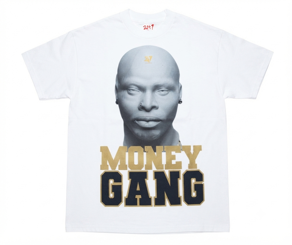 MONEY GANG TEE — Black — view 3